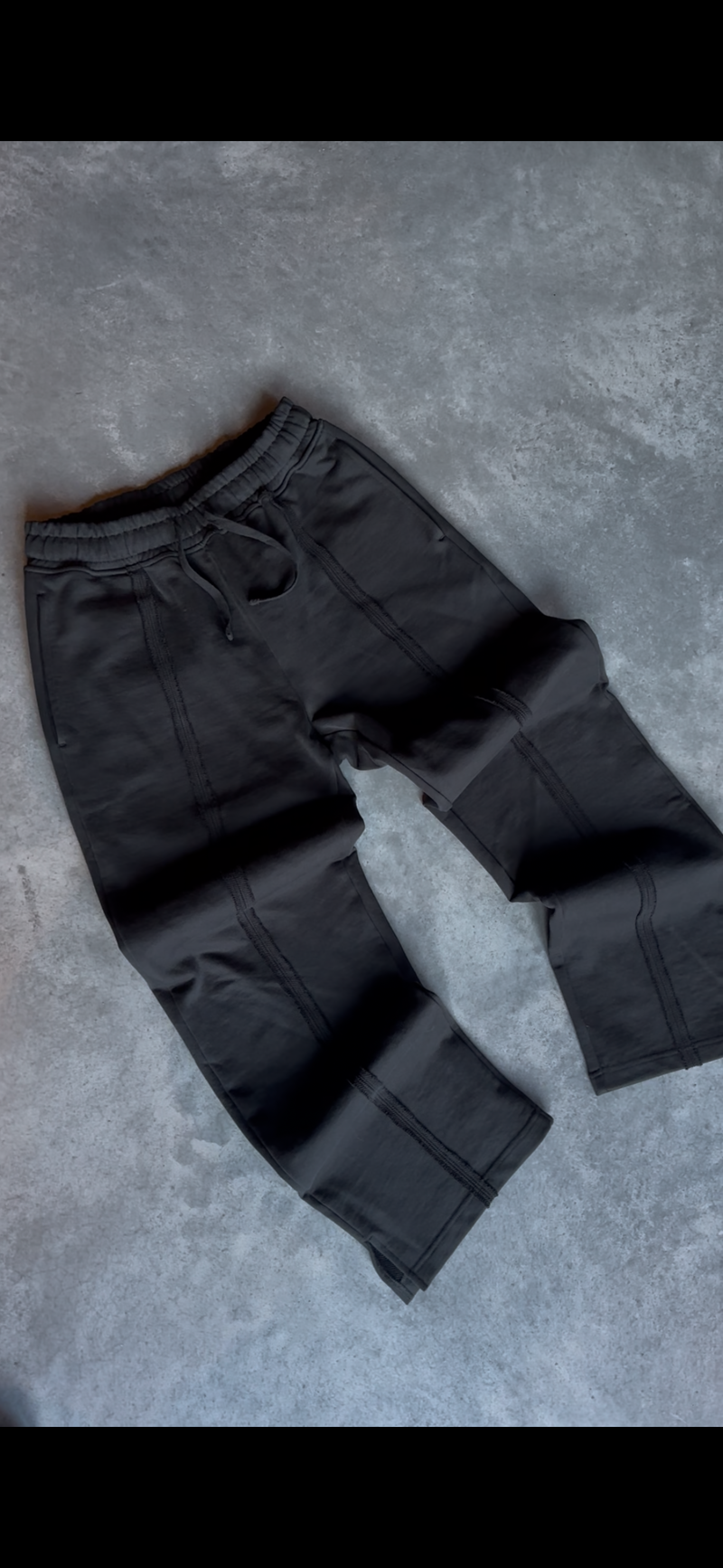 ALTR Essential Seam Pant Black — Front