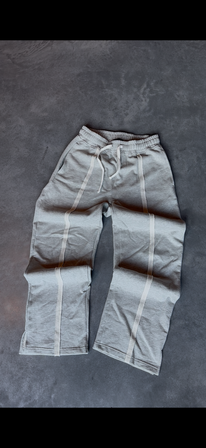 ALTR Essential Seam Pant Grey — Front