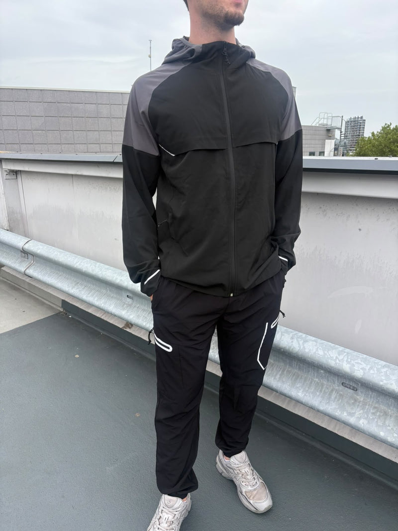ALTR Panel Windbreaker Set – Black